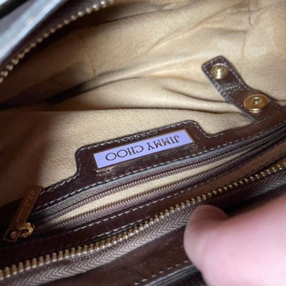 Beautiful Jimmy Choo Metallic Bag - Picture 7 of 8